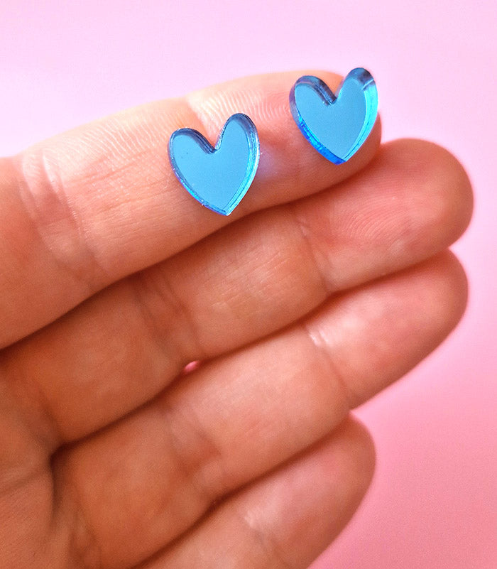 Hearts Stud Earrings | Multiple Colours | Wholesale