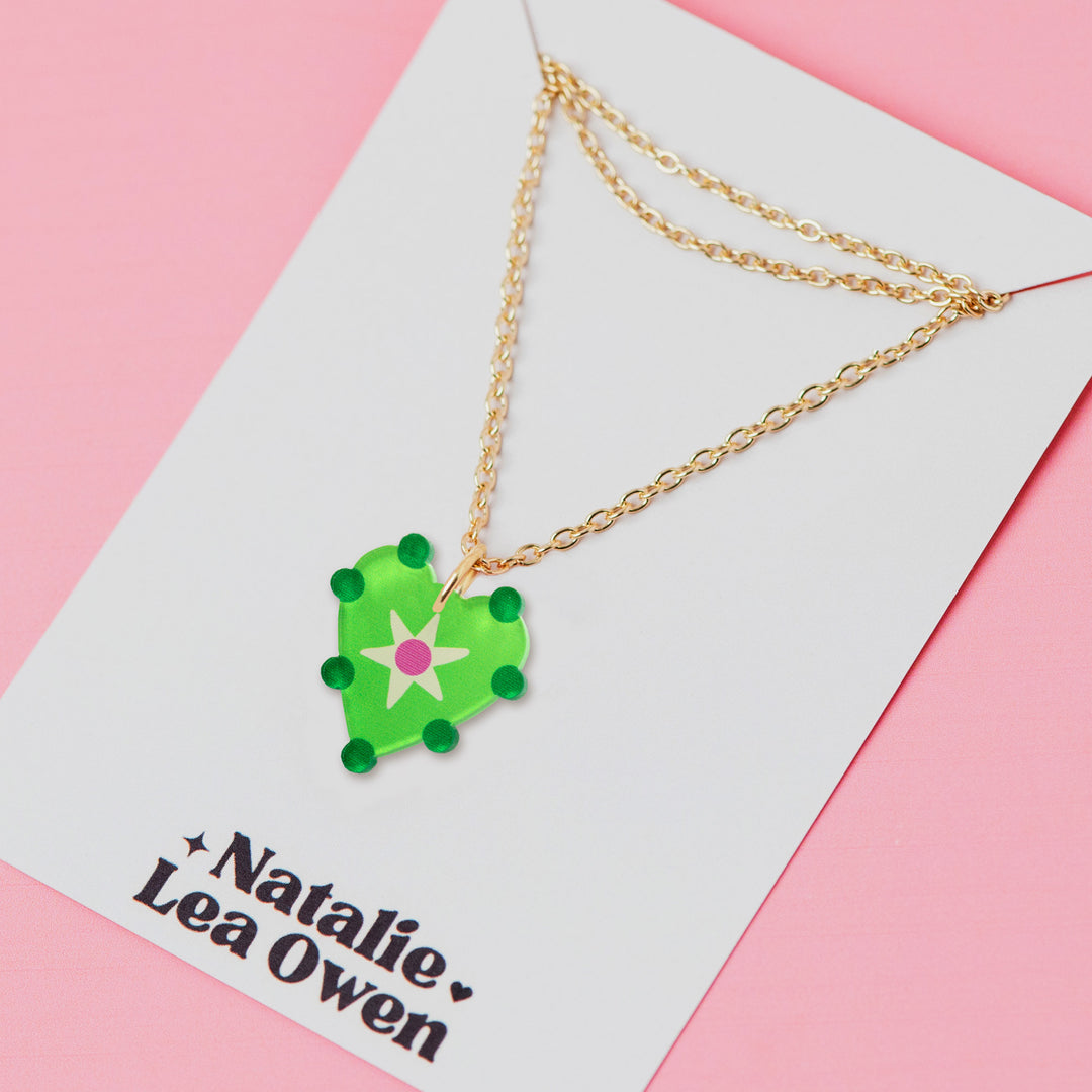 Heart Dot Charm Pendant Necklaces