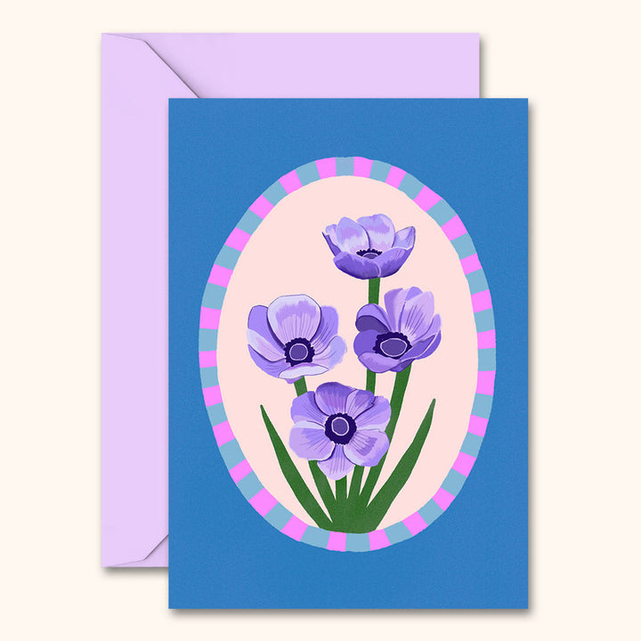 Anemone Greetings Card | Wholesale