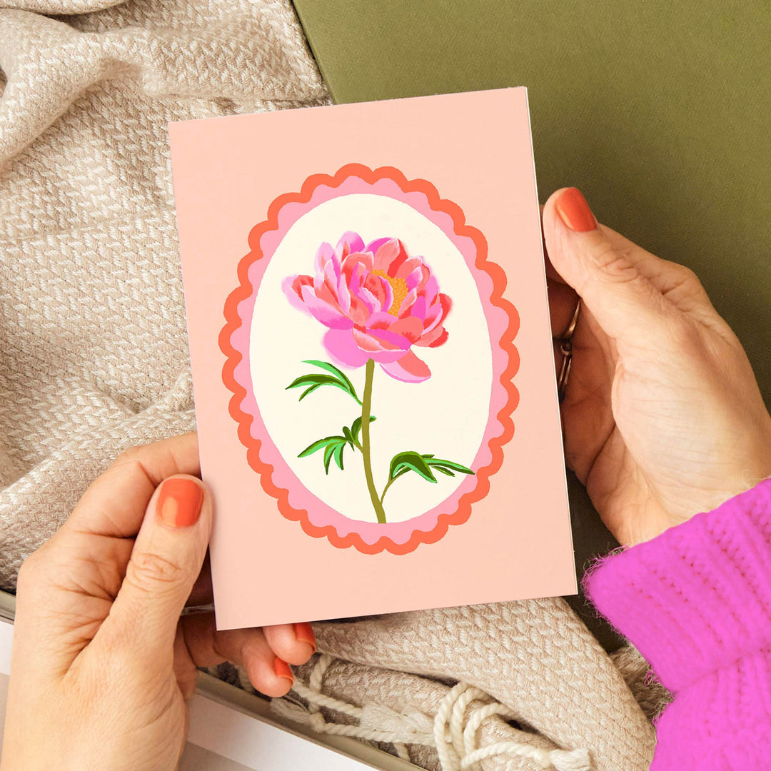 Peony Floral Card | Wholesale