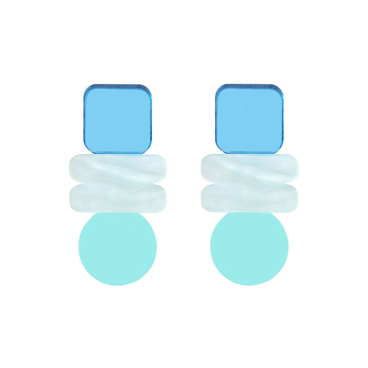 Lola Earrings - Blue