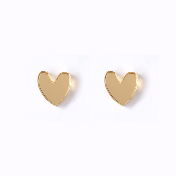 Hearts Stud Earrings | Multiple Colours