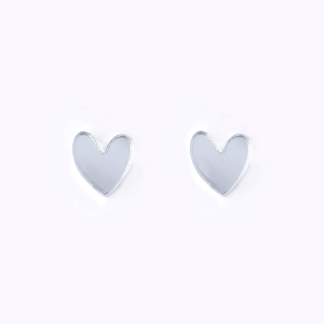 Hearts Stud Earrings | Multiple Colours