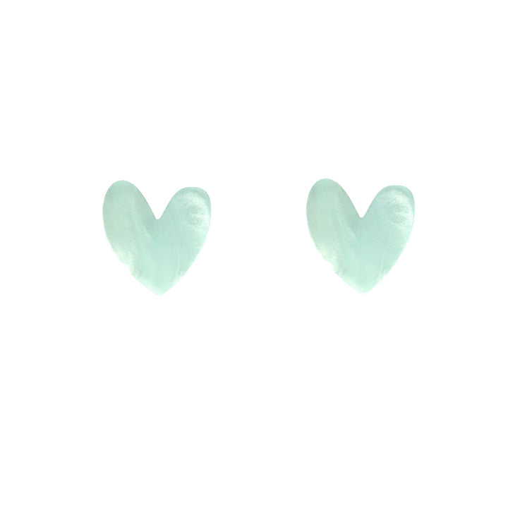 Hearts Stud Earrings | Multiple Colours