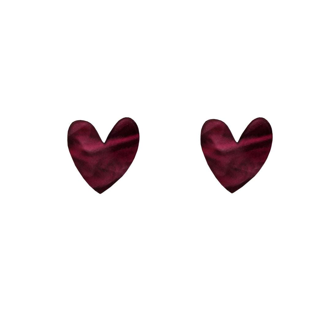 Hearts Stud Earrings | Multiple Colours | Wholesale