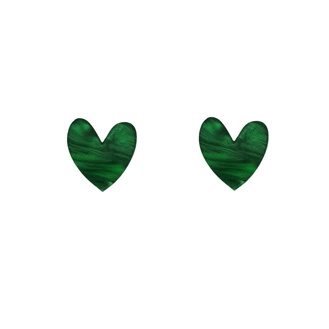 Hearts Stud Earrings | Multiple Colours
