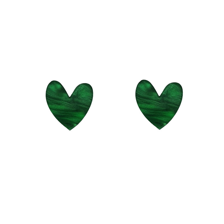 Hearts Stud Earrings | Multiple Colours