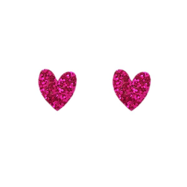 Hearts Stud Earrings | Multiple Colours