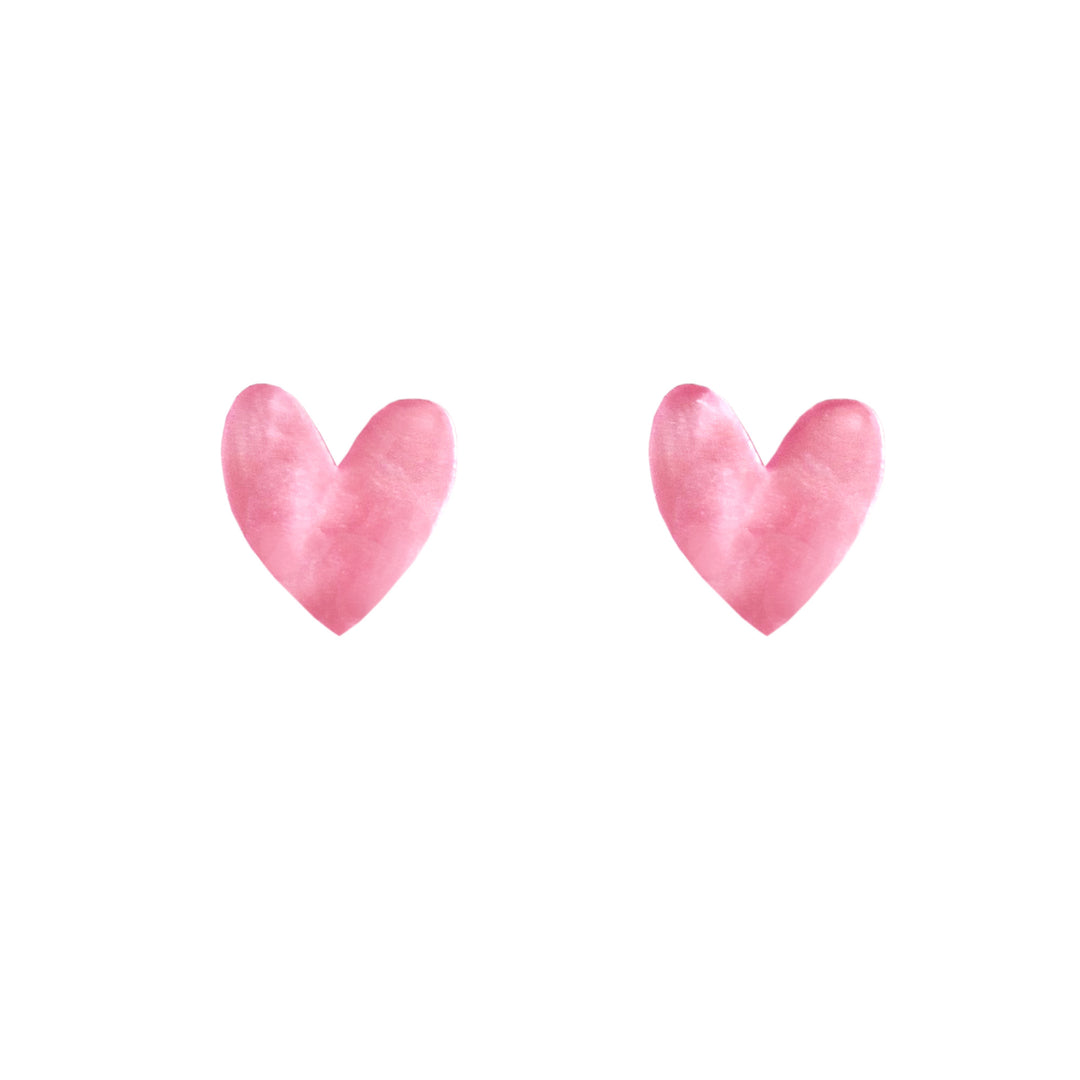 Hearts Stud Earrings | Multiple Colours | Wholesale