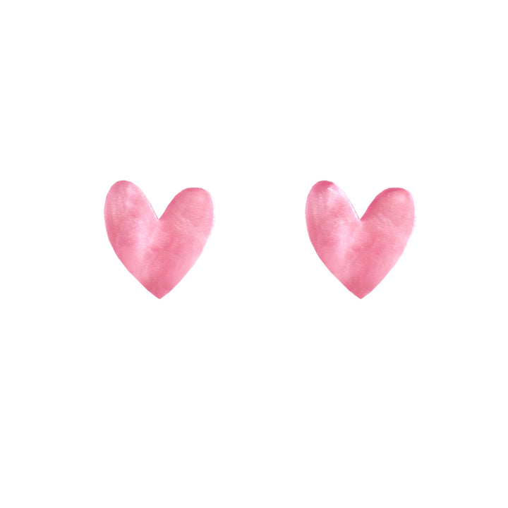 Hearts Stud Earrings | Multiple Colours | Wholesale