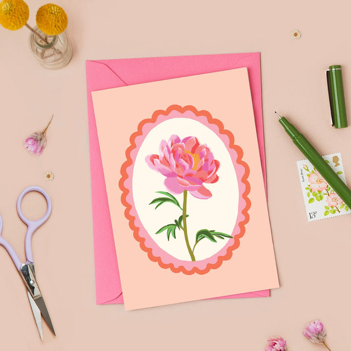 Peony Floral Card | Wholesale