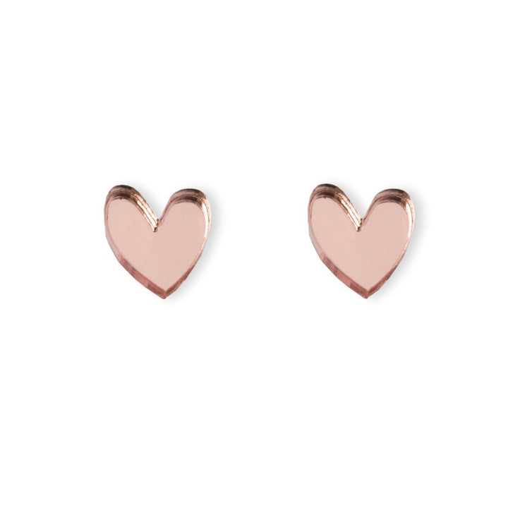Hearts Stud Earrings | Multiple Colours
